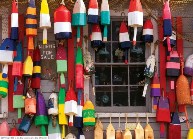 Colorful Buoys 1000 Piece Puzzle