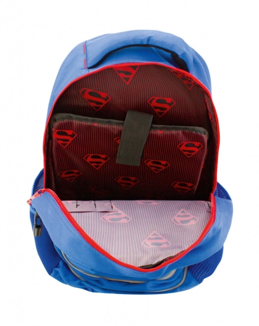 School Backpack with Superman Poncho - Original