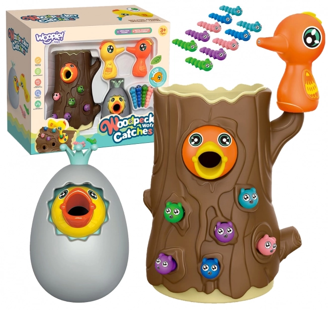 Catch the Bug Game with Wobble Egg Toy