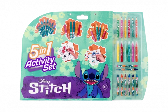 Set da pittura 5 in 1 con motivo Stitch
