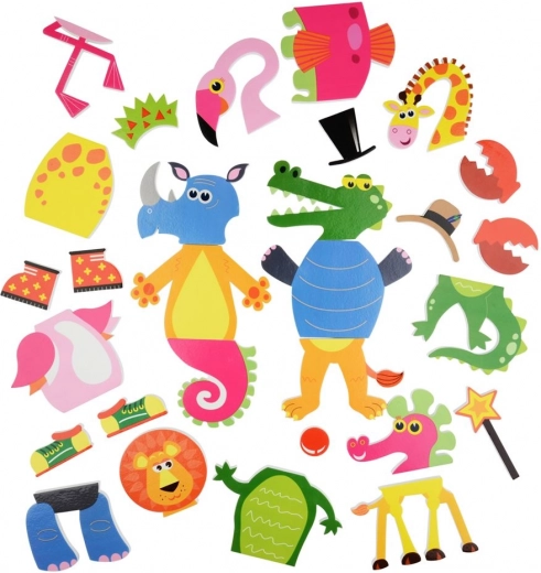 31 barvnih koščkov za neskončne kombinacije