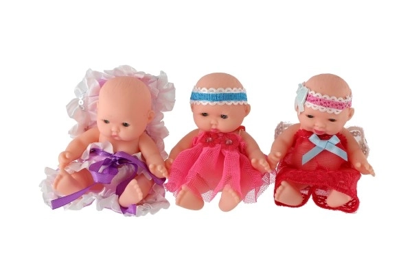 Baby Doll in Bathtub with Soft Body 12cm