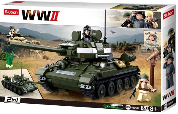 Soviet Tank T-34/85 Building Set