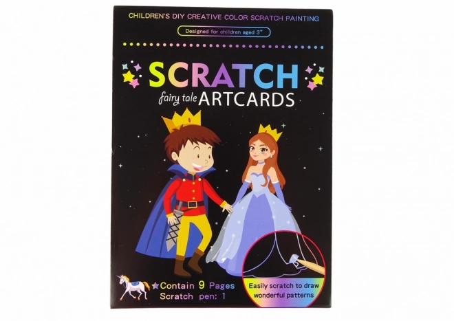 Scratch Art Coloring Book Kingdom