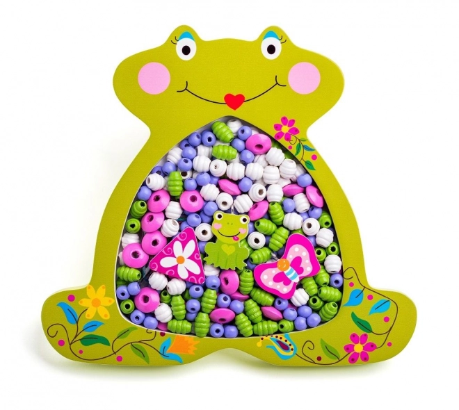 Threading Beads Frog Set