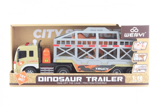 Dinosaur Transporter Toy with Sounds and Lights