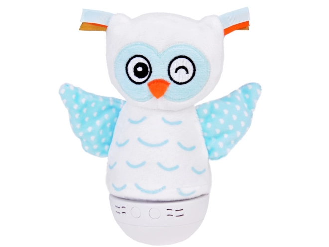 Nightlight Plush Owl with Color Change and Musical Box for Kids