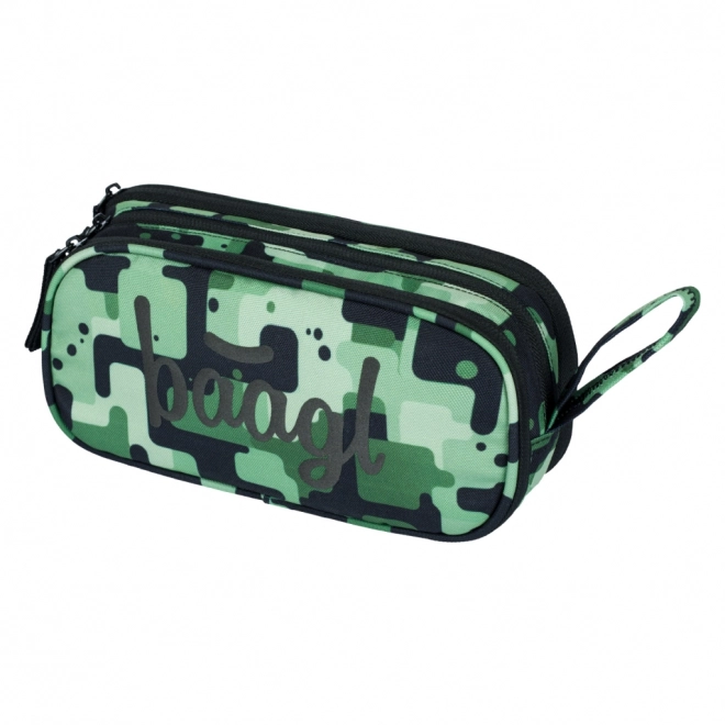 Baagl student pencil case Green