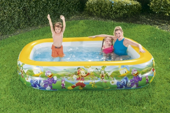 Inflatable Pool with Mickey Mouse Design