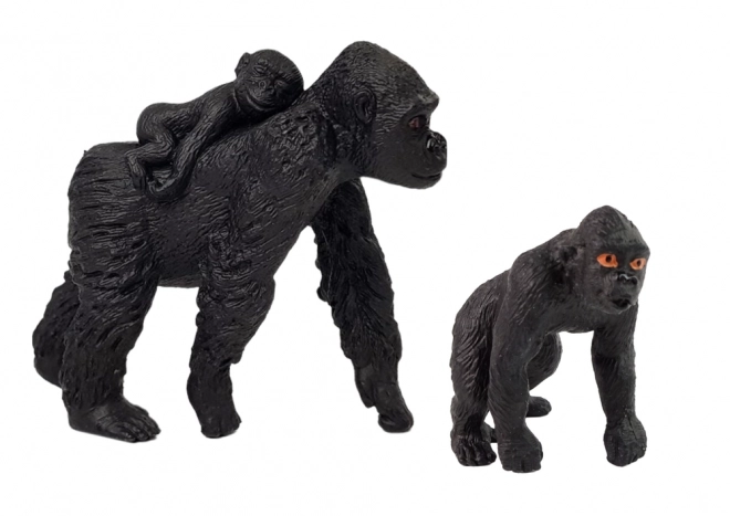 Gorilla Figurine Set with Baby - Animals of the World Series