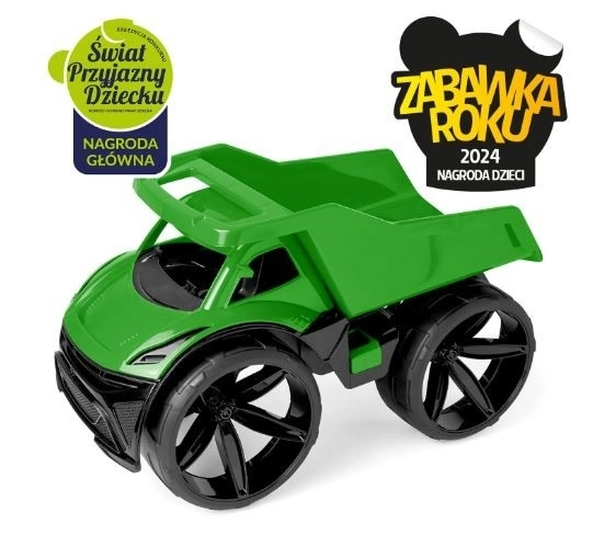 Green Plastic Maximus Dump Truck for Toddlers