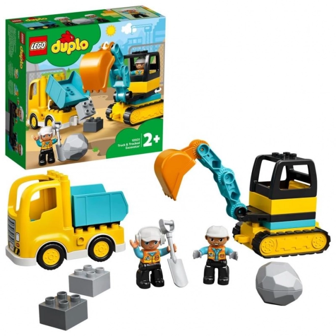 Lego Duplo - Truck and Tracked Excavator