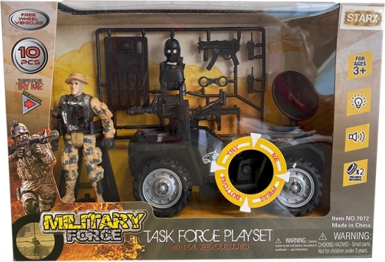 Figurine de soldat et accessoires