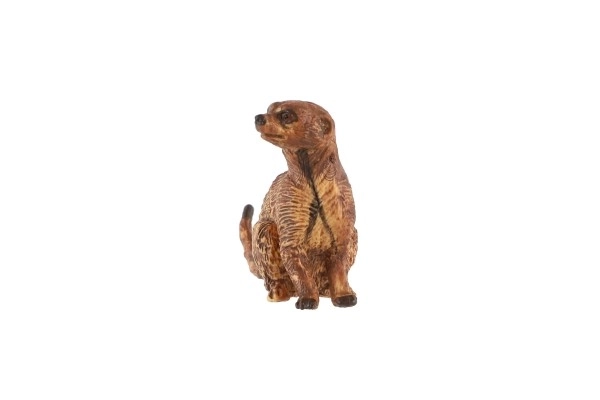 Light Brown Plastic Meerkat 6cm