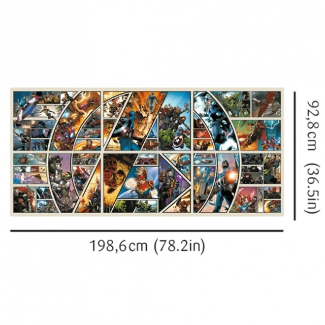 Trefl Puzzle Marvel Avengers Across the Comic Universe