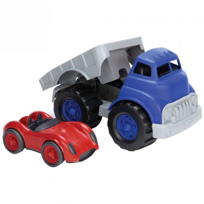 Green Toys Truck with Racing Car