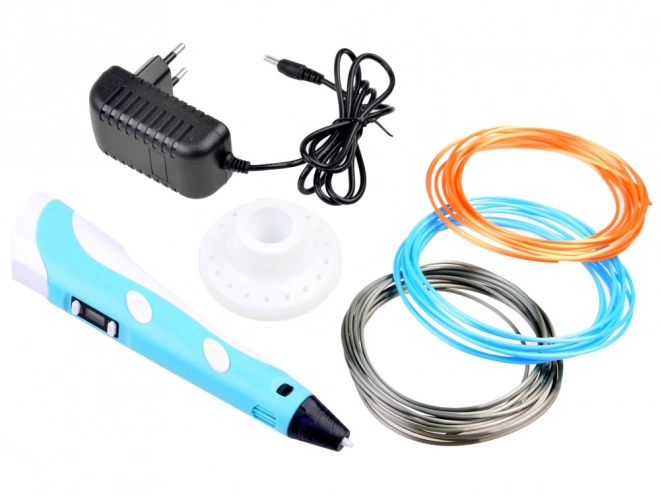 Magic 3D Pen with Filaments – Blue