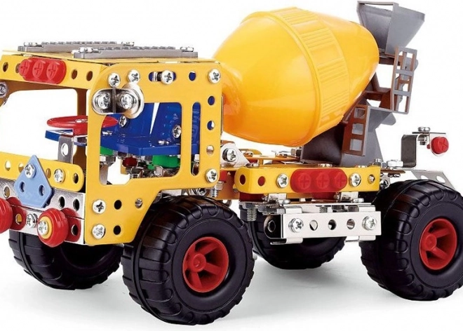Építőjáték Kis Mechanikus Autó Keverő