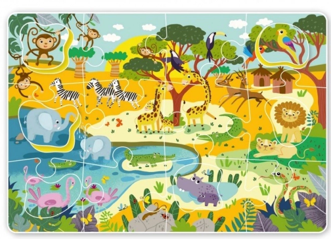 Safari Animal Inlay Puzzle