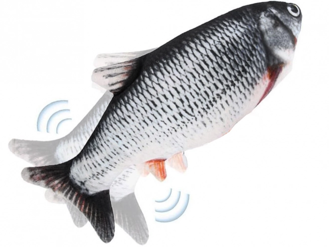 Fish Plush Toy with Moving Tail USB