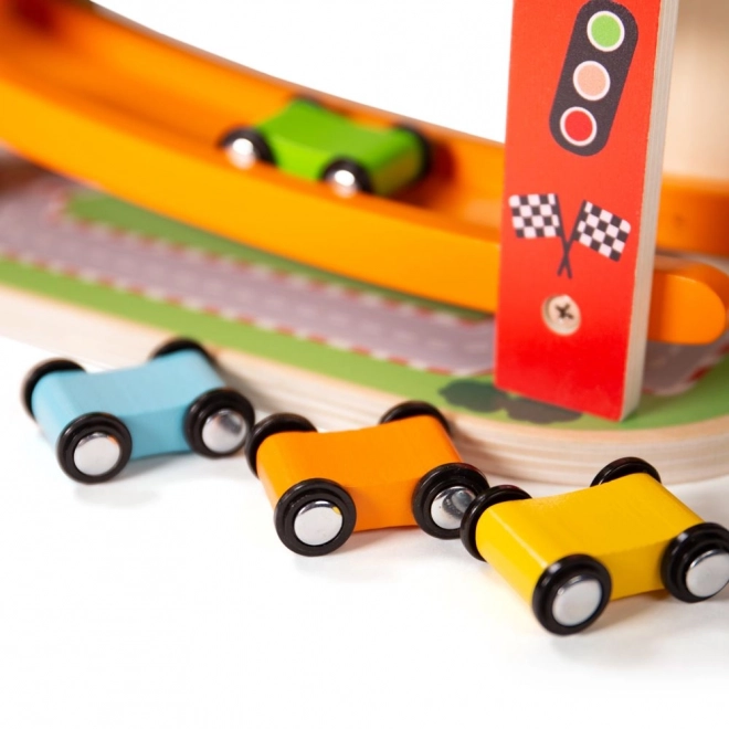 Wooden Racing Track by Bigjigs Toys