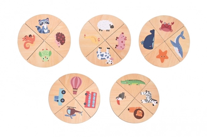 Touch and Recognize - Wooden Sensory Game