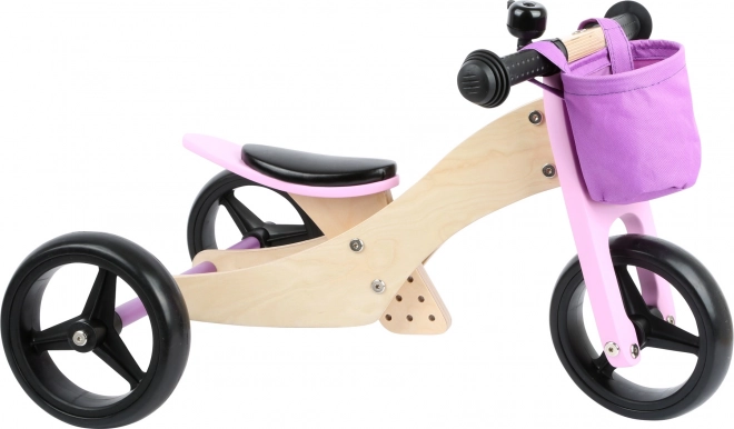 Small Foot Wooden 2-in-1 Trike Pink