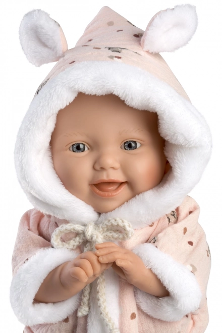 Realistic Baby Doll with Soft Cloth Body - 32 cm