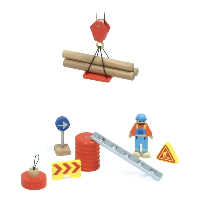Rich accessories for construction-site play