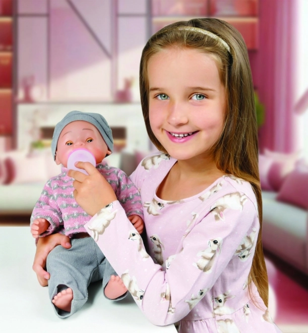 Interactive Crying Baby Doll 43 cm by Natalya Collection