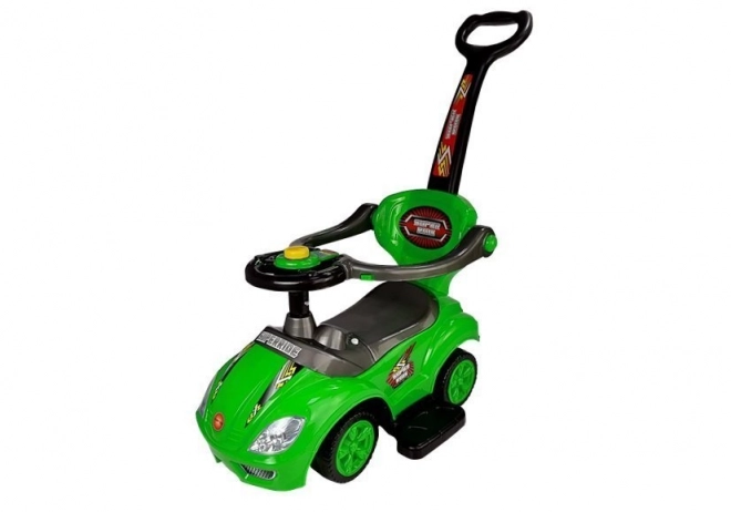 Mega Car 3-in-1 Ride-On with Pusher - Green