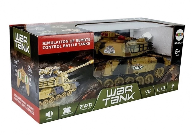 Large Remote Control Tank with Sound and Lights