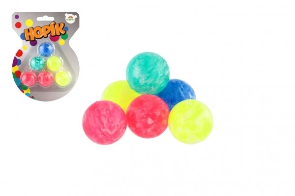 Marbled Bouncing Balls Set - 6 Pieces