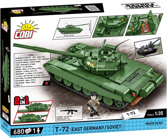 Armed Forces T-72 Tank Building Set