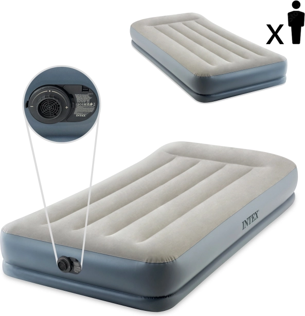 matelas gonflable avec pompe intégrée 191 × 99 × 30 cm INTEX