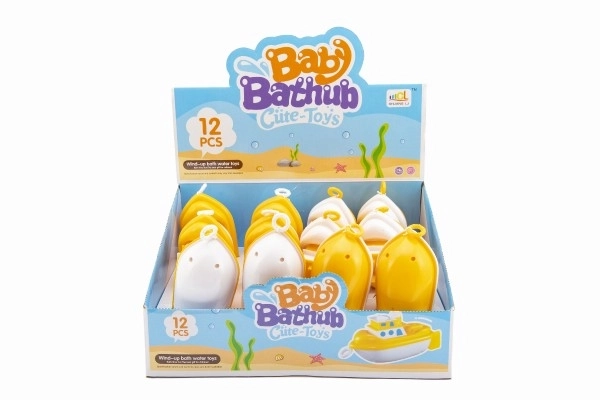 Bath Toy Wind-up Plastic Boat