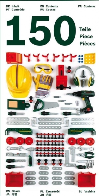 Bosch Kids Workshop 150 Pieces Set