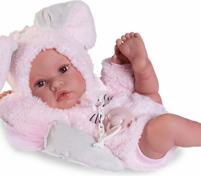 Poupée réaliste bébé Erika en vinyle doux 42 cm