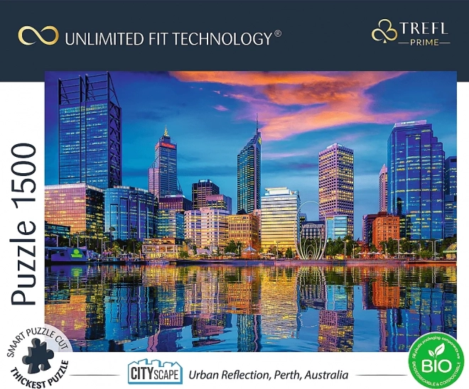 Trefl Puzzle Cityscape Reflection of Perth Australia