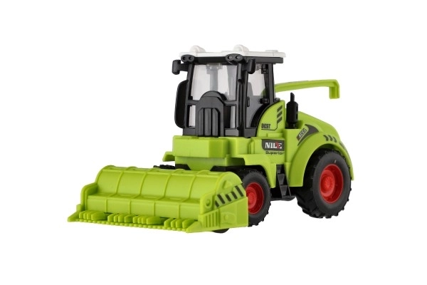 Plastic Farmer Combine Toy on Friction Motor