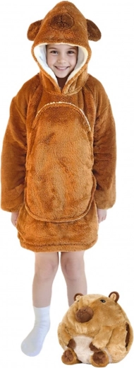 Tasca gigante e cappuccio con orecchie