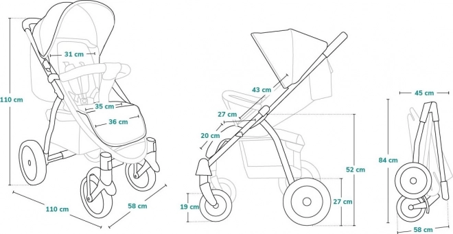 Lionelo Annet Plus Stroller Dreamin Edition – Dreamin'