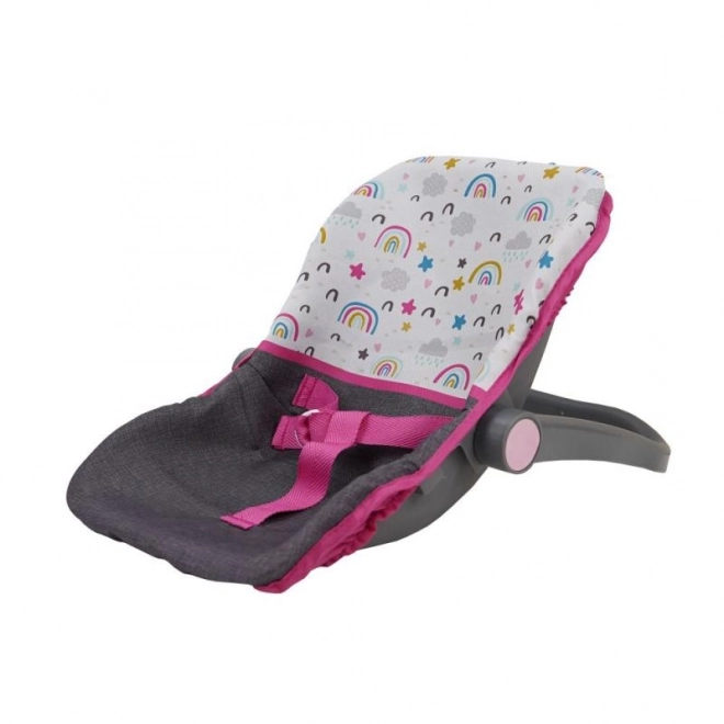 Doll Car Seat - Rainbow