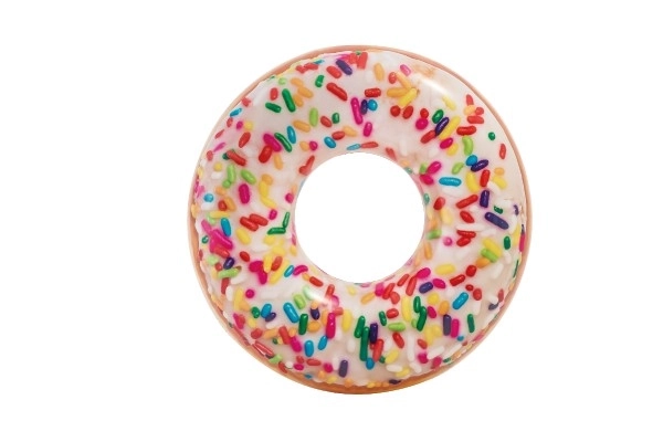 Inflatable Sprinkle Donut Pool Ring