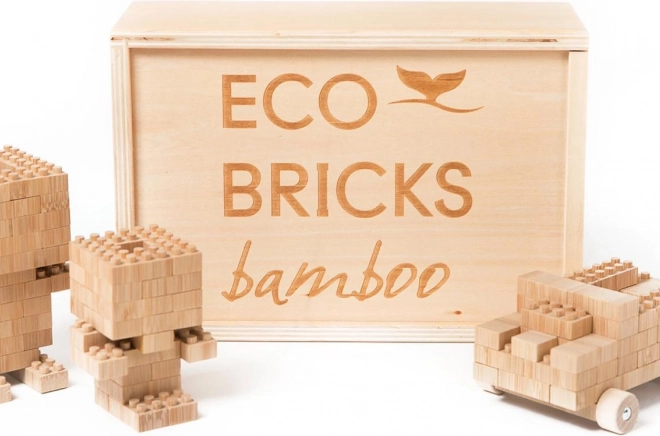 Kit de construction en bois 145 pièces en boîte