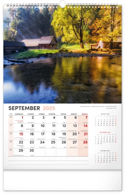 Wall Calendar Our Slovakia 2025