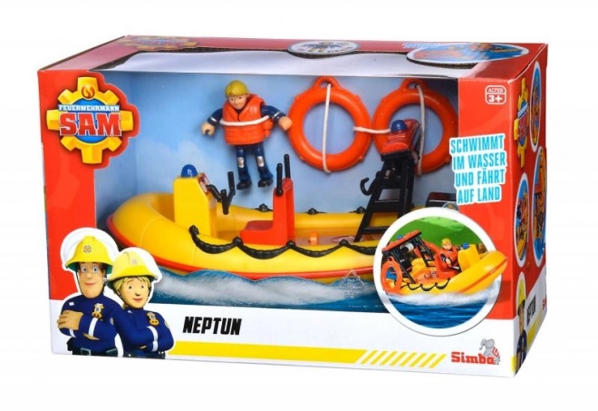 Fireman Sam Rescue Boat Neptun with Figure