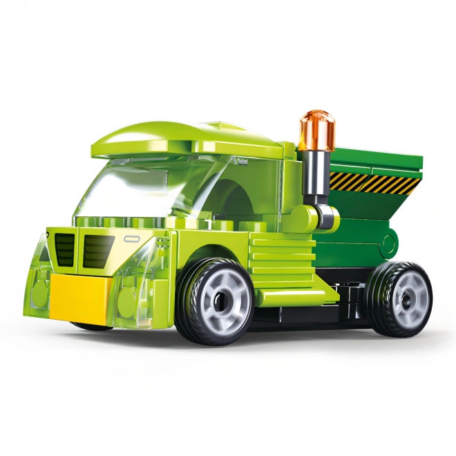 Sluban Power Bricks Pull Back Dump Truck