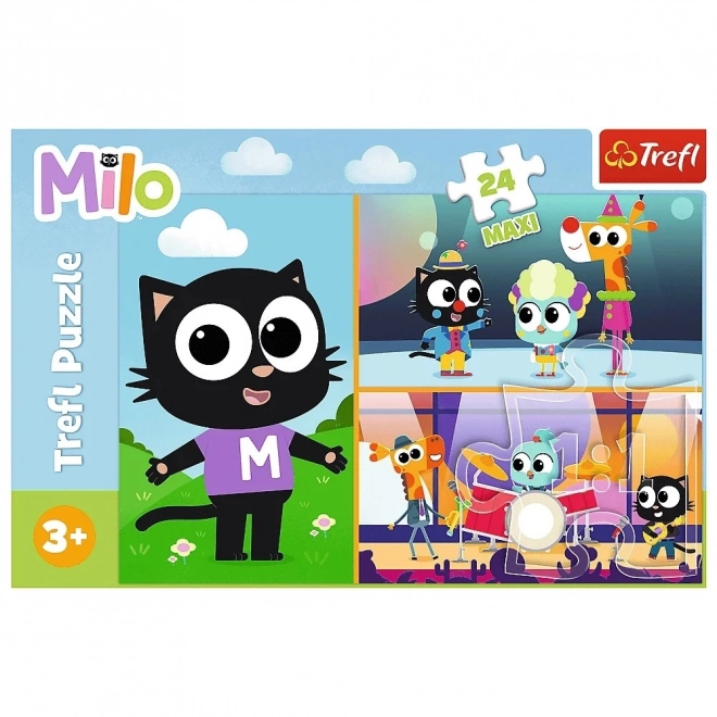 Maxi Adventures of Kitten Milo 24 Piece Puzzle