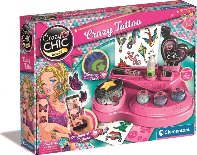 Crazy Chic Glittering Tattoo Kit